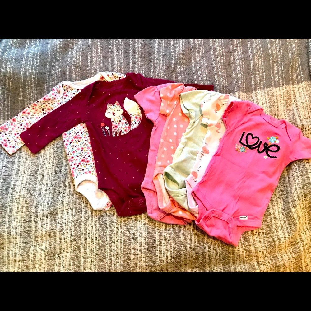Girls 0-3 months one piece bundle